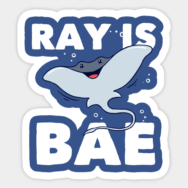 Ray Is Bae Sticker by dumbshirts